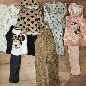 Toddler girl winter lot 5T (Zara, Disney)